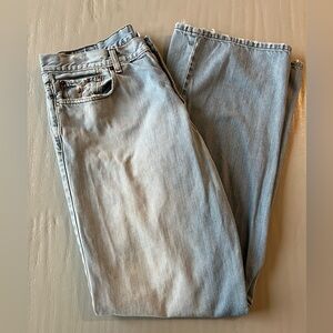 Lucky Vintage Men's Loose Fit Transit Block Rough Transit Distressed Jean | 34